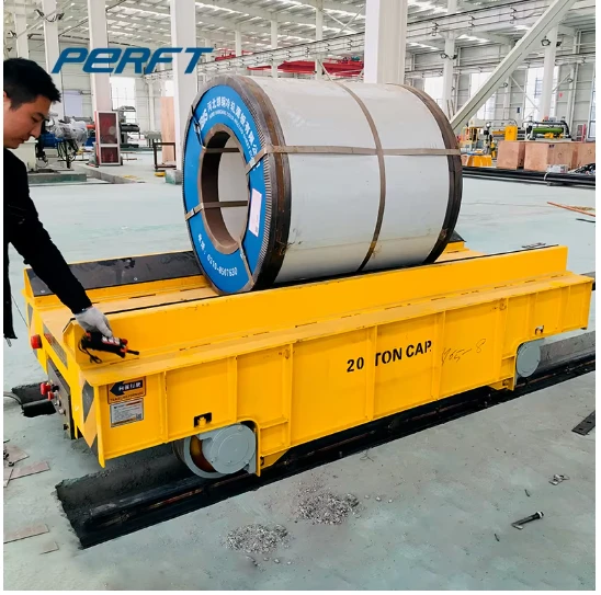 4 Wheels Heavy Load Remote Control Transfer Motorized Cart 30t suppliers
