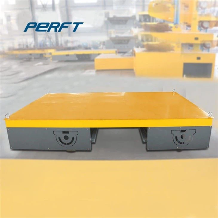 Electric Flat Cars For Handling Parts in Steel Plants