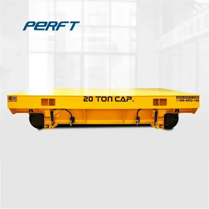 Motorised Transfer Cart Trackless Rail Flat Cart Electric Flat Carts BQY 200T