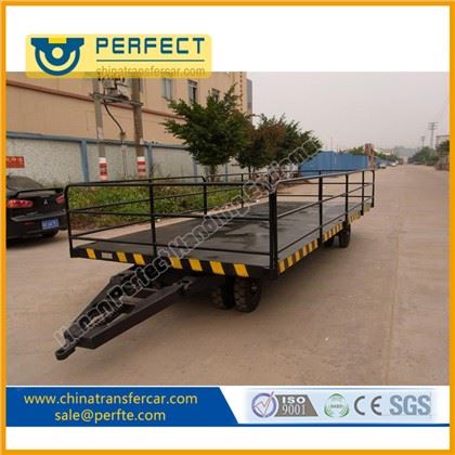 Gudang treler flatbed perindustrian bergerak kayu